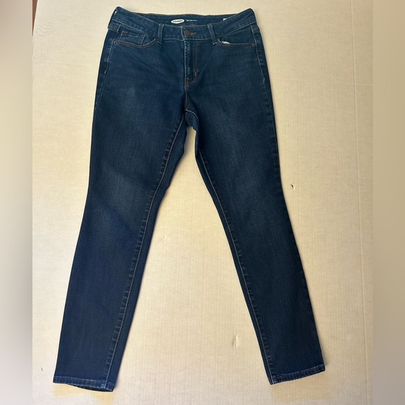 Old Navy Pop Icon Blue Skinny Jeans Versatile Everyday Wear Sz-6 Short.   P13 - Picture 2 of 10